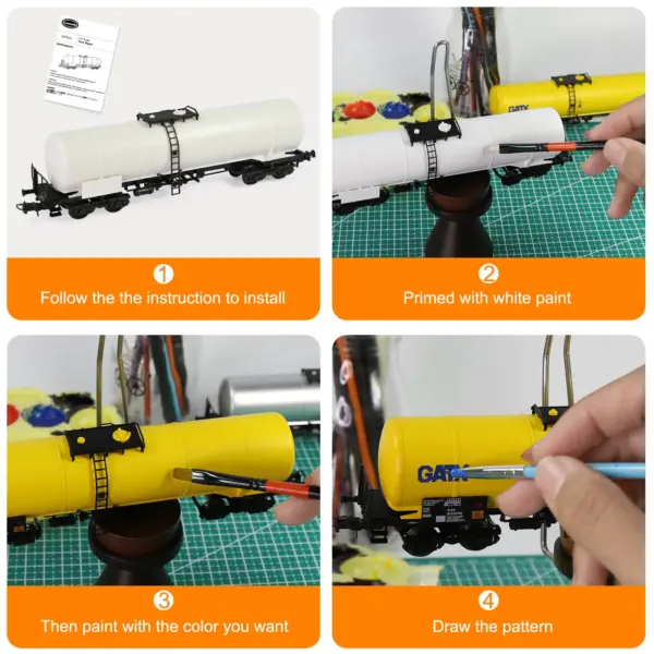 2 HO Scale Disassembled Tank Wagons - Image 5