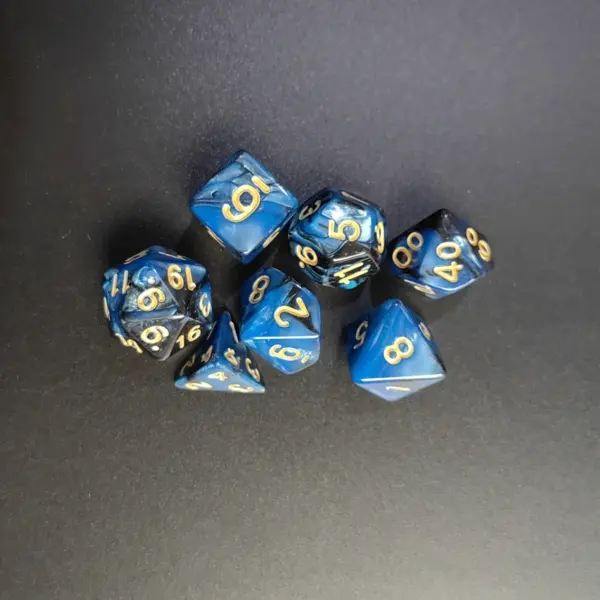 Galaxy Series 7-Piece Multi-Sided Dice Set - Image 13