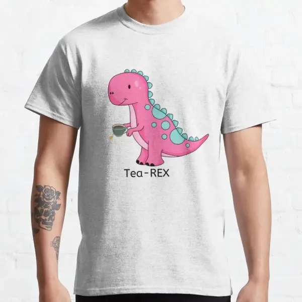 Cute Dinosaur Graphic T-Shirt for Adults - Image 9