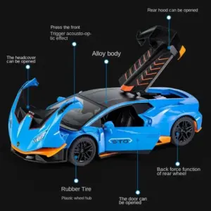 Alloy 1:24 Lambo Huracan STO Diecast Model 13 Sb2d85df500ea457aa1f93a4f27ba61c0r