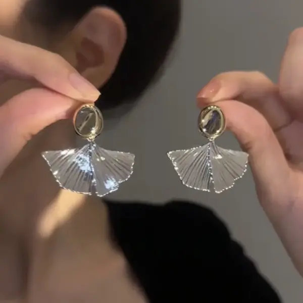 Geometric Metal Drop Earrings for Women - Image 20