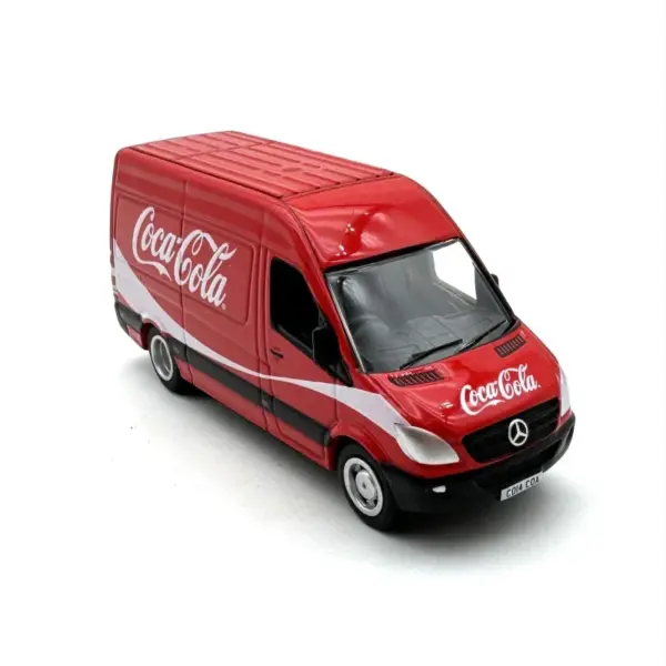 1:76 Mercedes-Benz Coca-Cola Van Collectible Model - Image 2