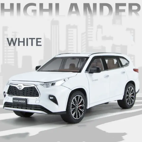 1:24 Alloy Highlander Model SUV with Sounds - Image 9
