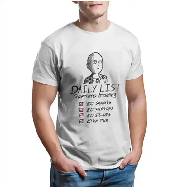 One Punch-Man Cotton T-Shirt for Men - Image 14
