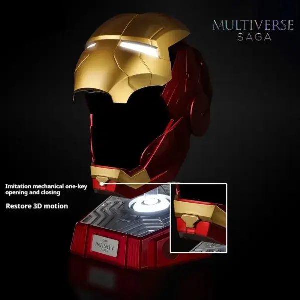 Iron Man Mk5 Helmet Black Gold Edition - Image 2