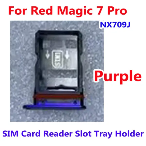 Original SIM Card Tray Holder for ZTE Nubia Red Magic Series - Image 2
