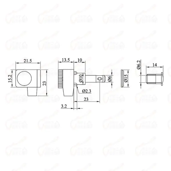 6/7/8 String Guitar Machine Heads Tuners Set - Image 5