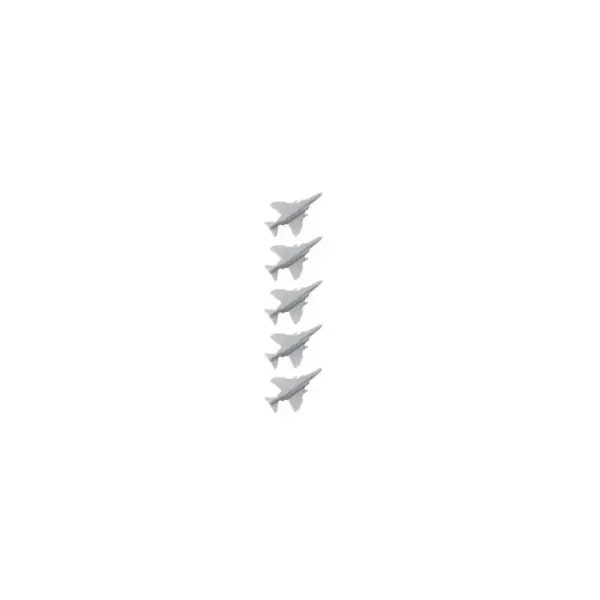 5PCS F-4E Carrier Aircraft Resin Models - Image 11