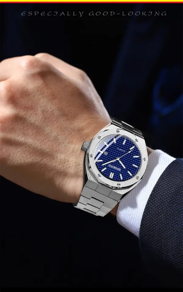 BINBONG B0233 Quartz Men's Watch Stainless Steel - Image 6
