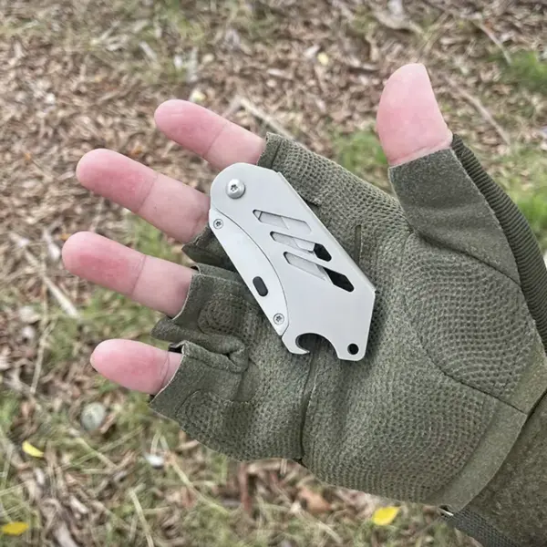 Stainless Steel Folding Utility Knife SK5 Blade - Image 2