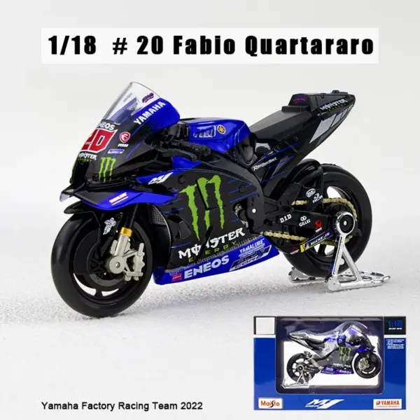 Maisto 1:18 2023 Ducati Bagnaia Model Motorcycle - Image 23