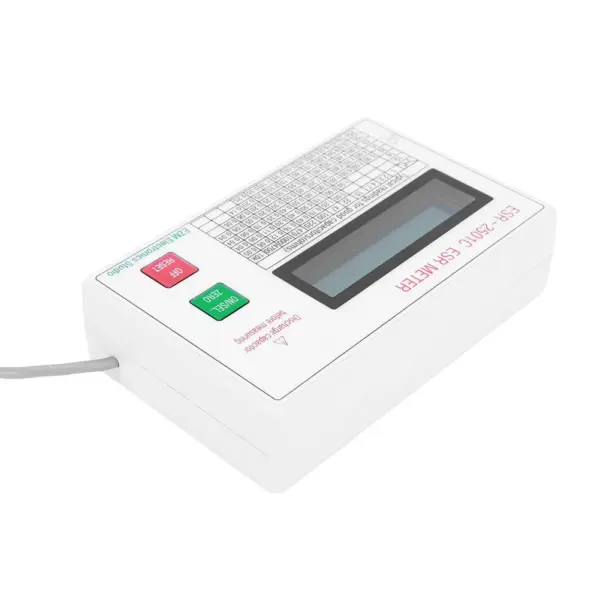 ESR Capacitor Tester with Test Leads and Battery - Image 4