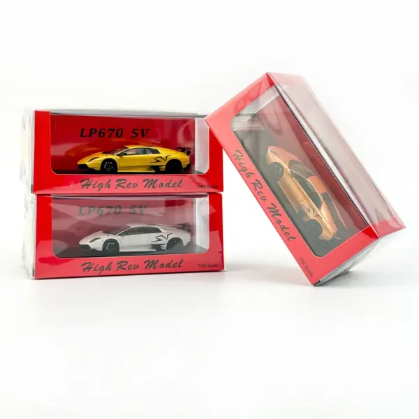 HRM 1:64 Scale Diecast Lamborghini LP670 SV Supercar - Image 5