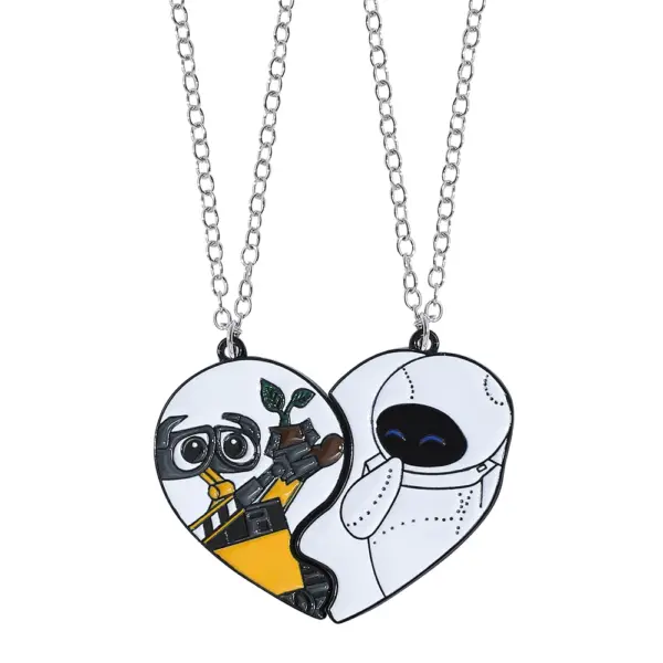 Disney Stitch Heart Necklace for Couples - Image 9