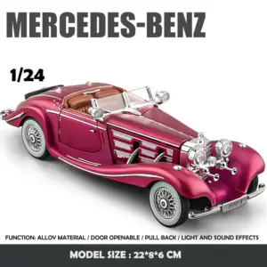 Vintage 1/24 Scale Benz 500K Model Car 23 Sb4e004c7ccf841b3a23bc6f814e0ab17m