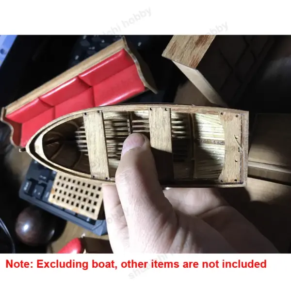Wooden Lifeboat Model Kit 138mm 208mm Sizes - Image 3