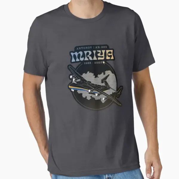 Antonov AN225 Mriya Cargo Aircraft T-Shirt - Image 11