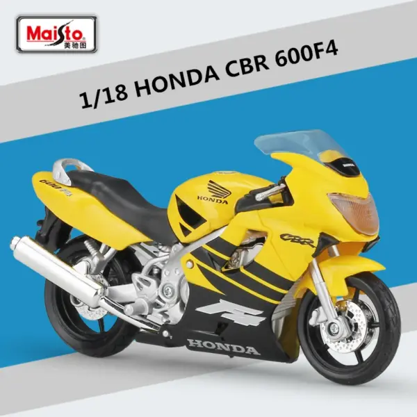 Maisto 1:18 Honda CBR 600F4 Diecast Motorcycle - Image 6
