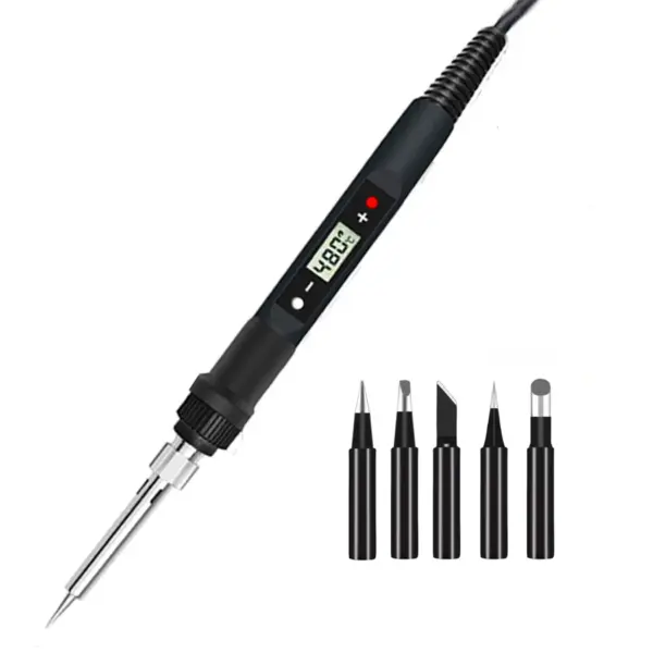 80W Adjustable Digital Soldering Iron Set - Image 16