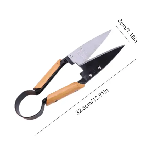 Ergonomic 13inch Stainless Steel Pruning Shear - Image 2