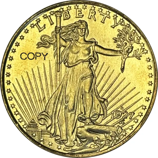 Saint Gaudens 1927 Commemorative Copy Coin - Image 3