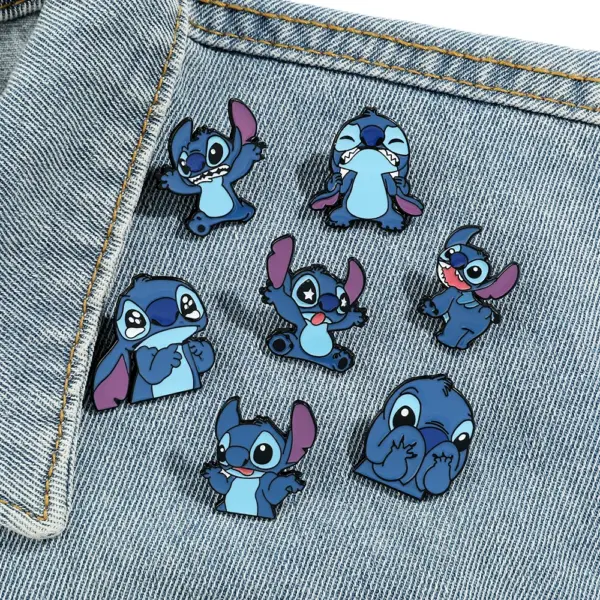 Lilo & Stitch Enamel Brooch Pin Badge - Image 6