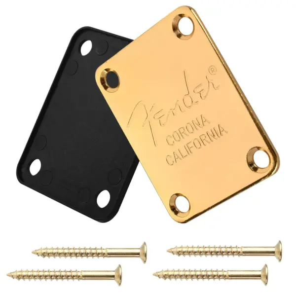 Vintage Iron Neck Plate for Electric Guitars - Image 2