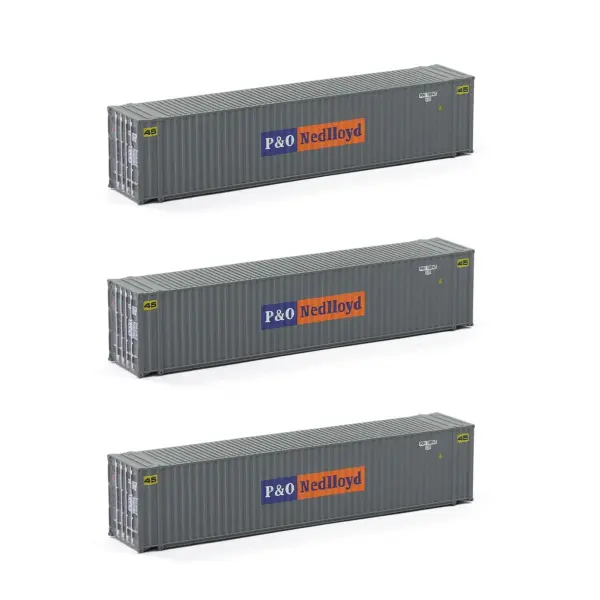 Evemodel N Scale 45ft Shipping Containers Set - Image 18