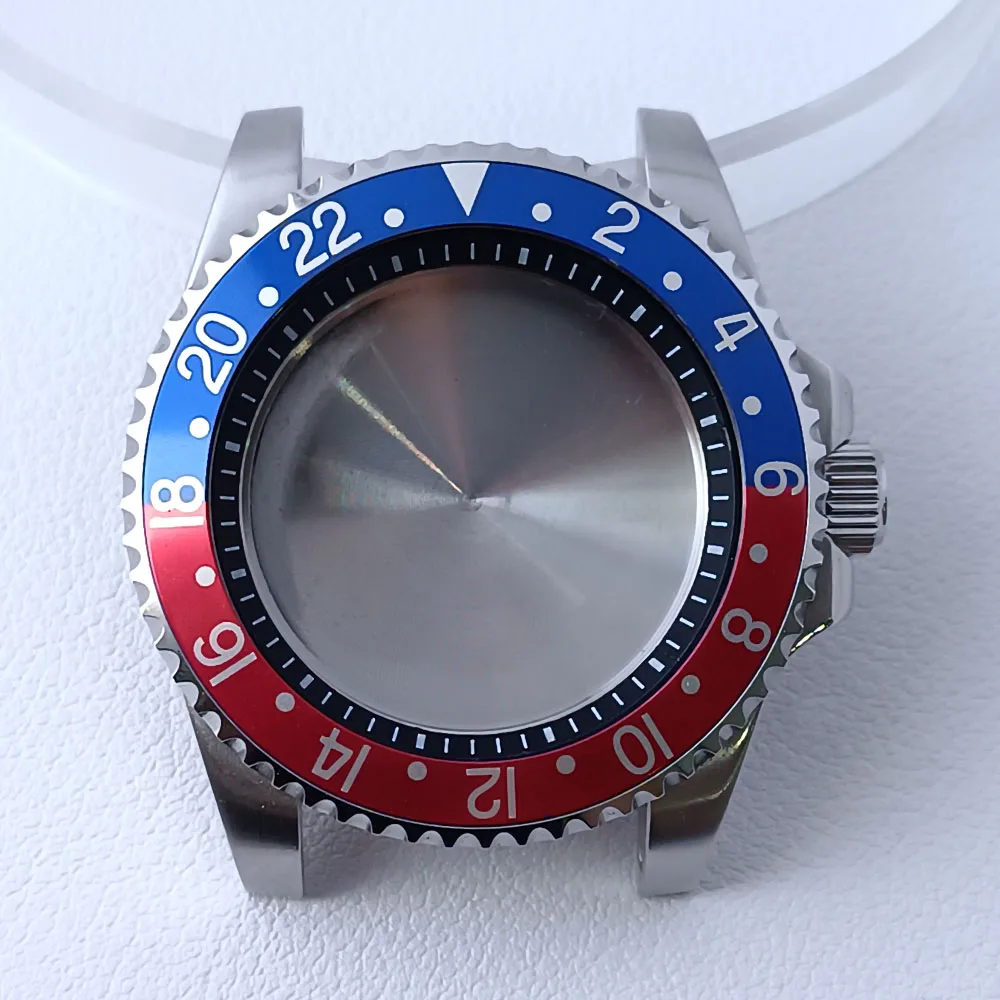 40.5mm Stainless Steel GMT Watch Case NH35/NH36 25 40.5mm Stainless Steel GMT Watch Case NH35/NH36 - Image 25