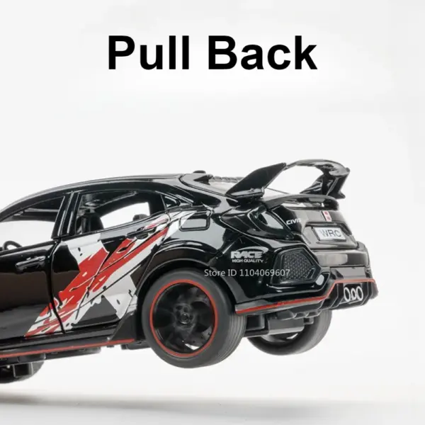 Scale 1:32 CIVIC TYPE-R Diecast Car Model - Image 4
