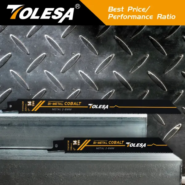 TOLESA 5PCS Bi-Metal Reciprocating Saw Blades - Image 5