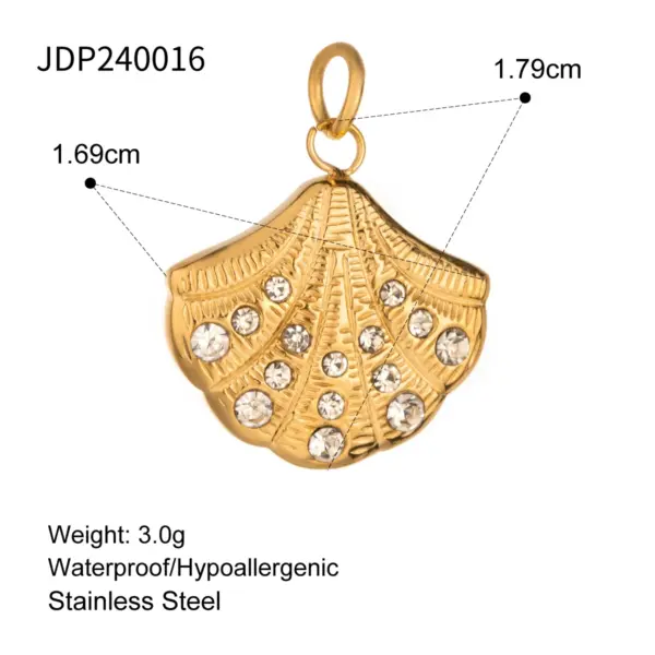 3PCS Sea Star Shell Charms for Jewelry Making - Image 8