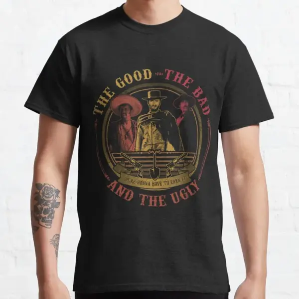 Clint Eastwood Vintage Cowboy T-Shirt for Men - Image 12