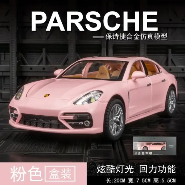 1:24 Porsche Panamera Diecast Model Car - Image 5