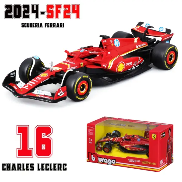 Bburago 1:43 Mercedes-AMG W14 Racing Car Model - Image 15