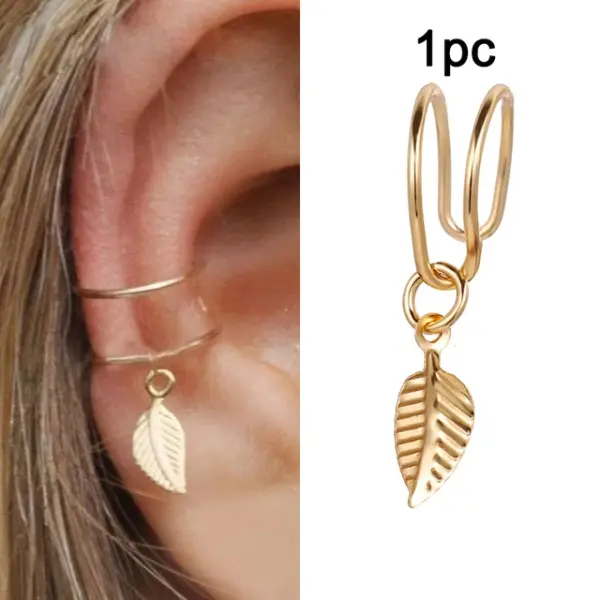 Long Tassel Ear Cuff Earrings Unisex Style - Image 27
