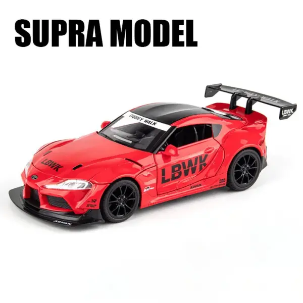 1:22 Scale Supra Diecast Model Car with Sound - Image 9