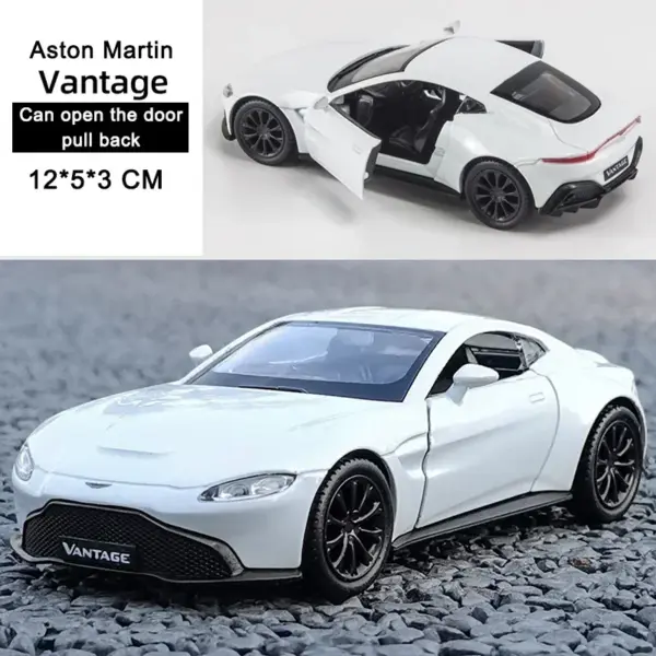 1:36 Aston Martin Vantage Diecast Model Car - Image 2