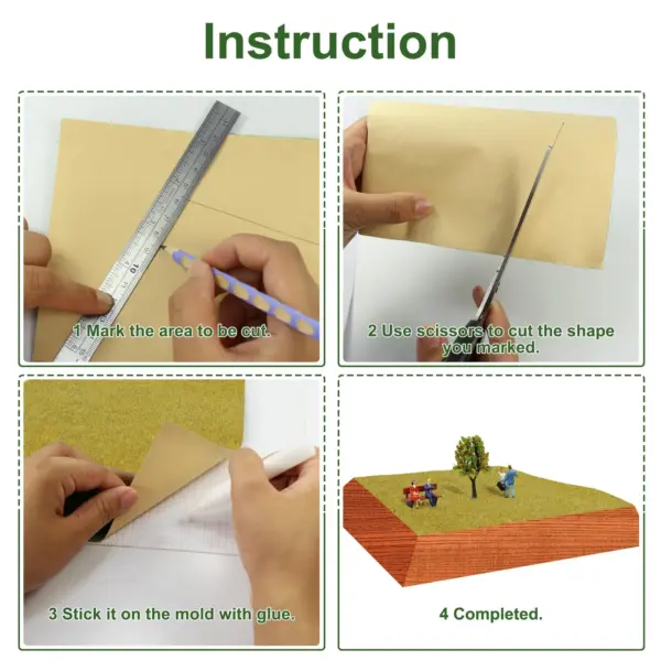 Artificial Grass Mat 12pcs for DIY Projects - Image 4