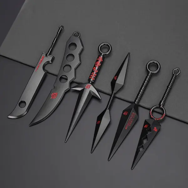 15cm Naruto Asuma Kunai Metal Sword Model - Image 2