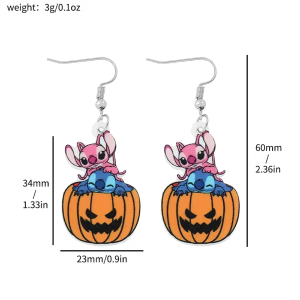 Lilo and Stitch Acrylic Drop Earrings - Image 18