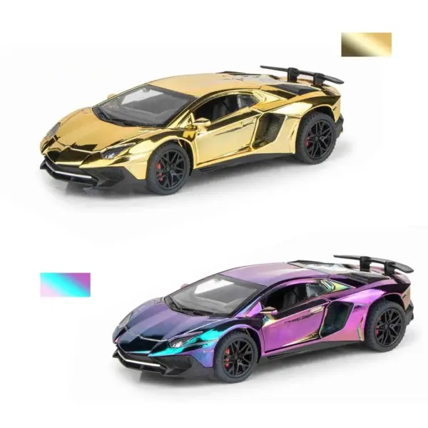 Electroplated Lamborghini SVJ Model 1:32 - Image 5