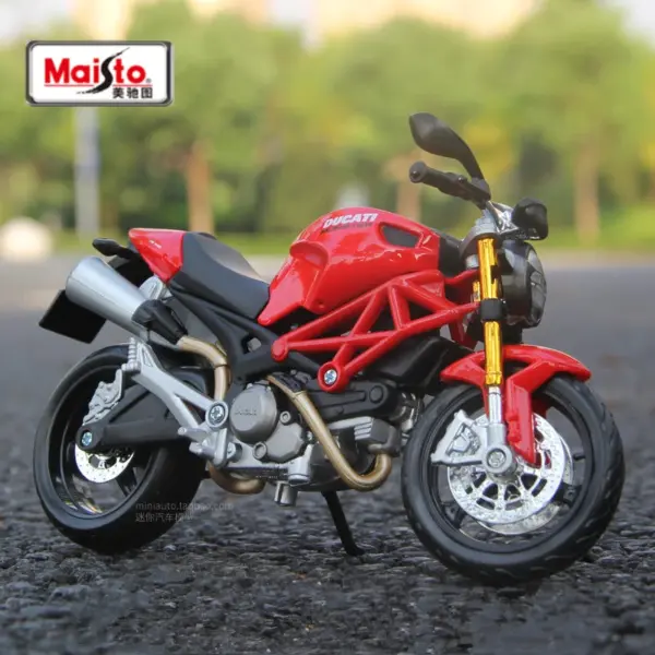 Maisto Ducati Monster 696 1:12 Diecast Motorcycle - Image 2