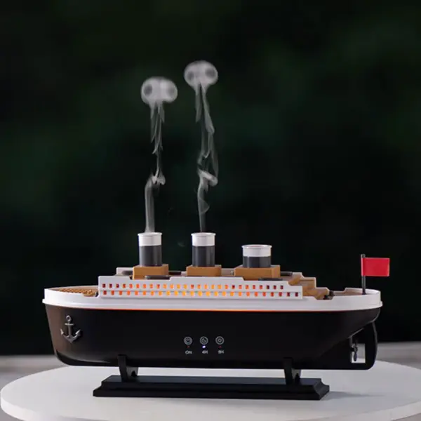 250ml Ocean Liner Aroma Humidifier with Remote - Image 5
