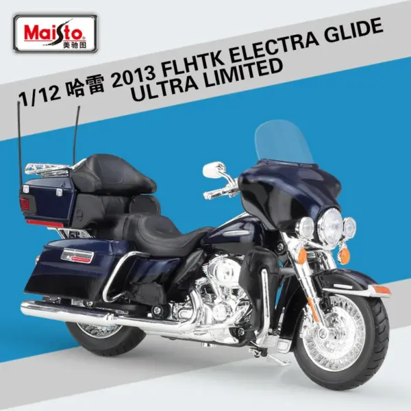 Maisto 1:12 Harley-Davidson Diecast Motorcycle Model - Image 8