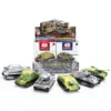 6-Piece WWII Tank Model Collection 1:72 Scale