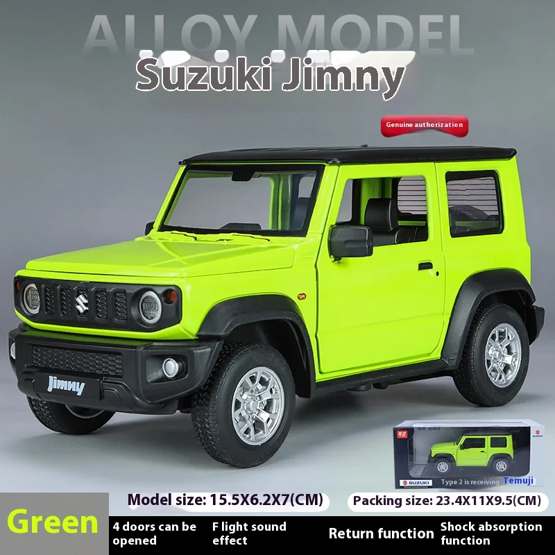 1:24 Suzuki Jimny Diecast Model SUV with Sound 11 1:24 Suzuki Jimny Diecast Model SUV with Sound - Image 11
