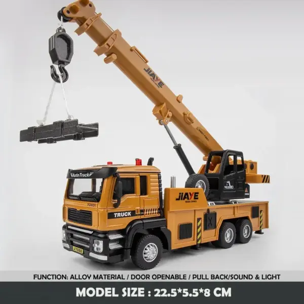 1/50 Scale Diecast Alloy Engineering Vehicle Model - Image 8