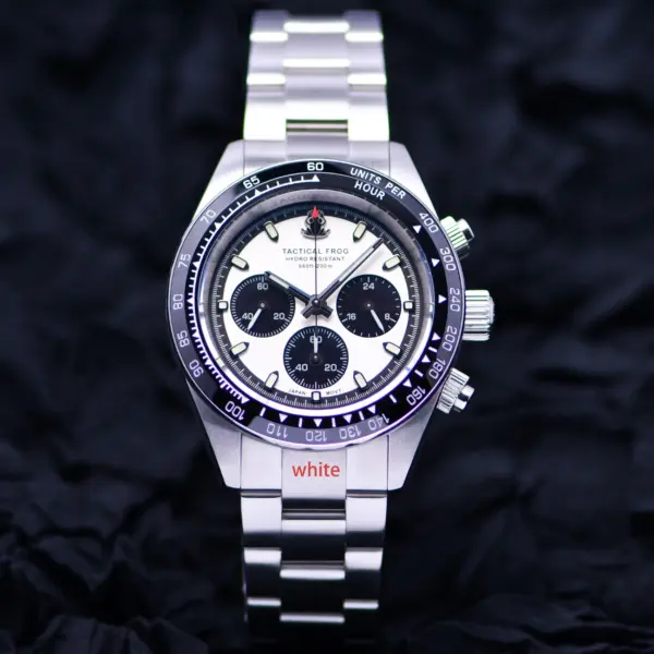 Tactical Frog 41mm Solar Chronograph Watch TF004 - Image 7