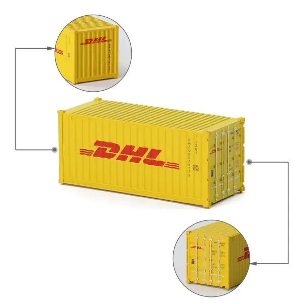 N Scale 1/160 20ft Shipping Container Model - Image 4